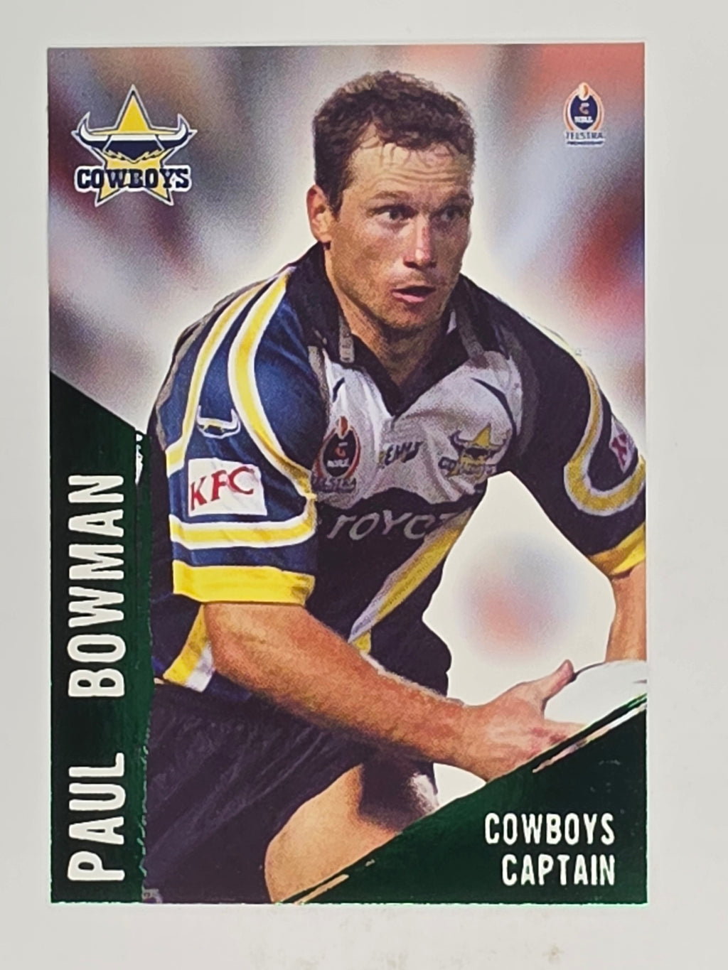 NRL 2004 Daily Telegraph | Base Card #034 | Paul Bowman | North Queensland Cowboys