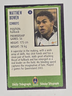 NRL 2004 Daily Telegraph | Base Card #035 | Matthew Bowen | North Queensland Cowboys