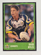 NRL 2004 Daily Telegraph | Base Card #039 | David Myles | North Queensland Cowboys