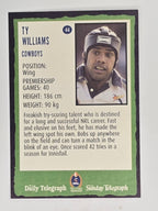 NRL 2004 Daily Telegraph | Base Card #044 | Ty Williams | North Queensland Cowboys