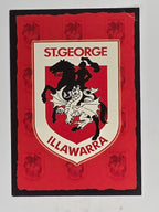 NRL 2004 Daily Telegraph | Base Card #049 | St George Illawarra Dragons Logo