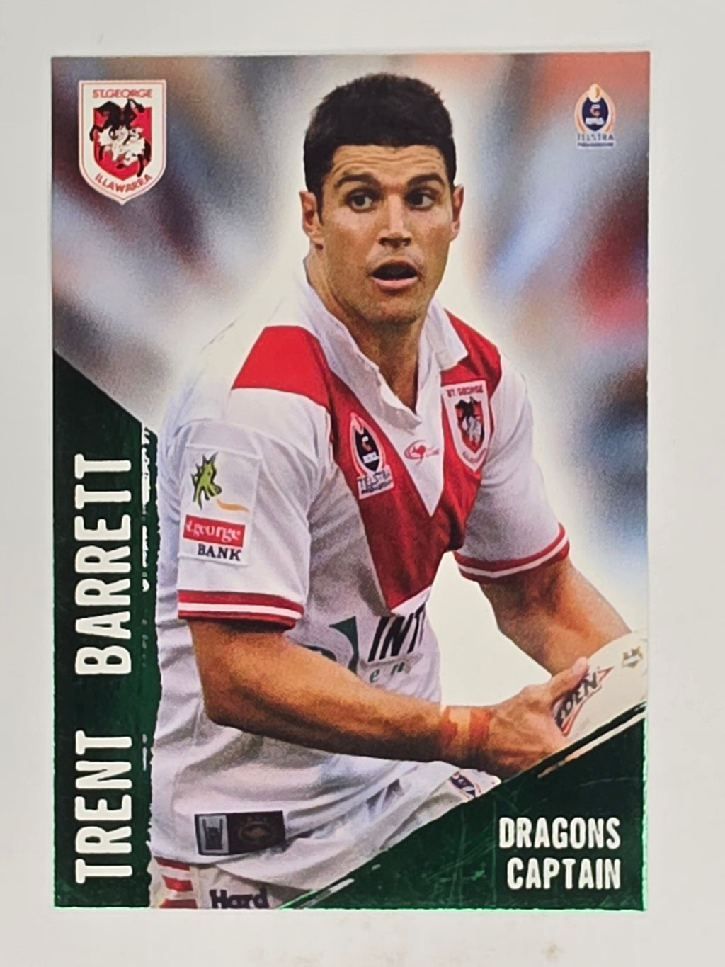 NRL 2004 Daily Telegraph | Base Card #050 | Trent Barrett | St George Dragons