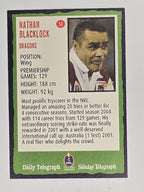 NRL 2004 Daily Telegraph | Base Card #052 | Nathan Blacklock | St George Dragons