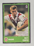 NRL 2004 Daily Telegraph | Base Card #053 | Matt Cooper | St George Dragons