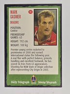 NRL 2004 Daily Telegraph | Base Card #055 | Mark Gasnier | St George Dragons