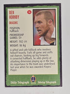 NRL 2004 Daily Telegraph | Base Card #056 | Ben Hornby | St George Dragons