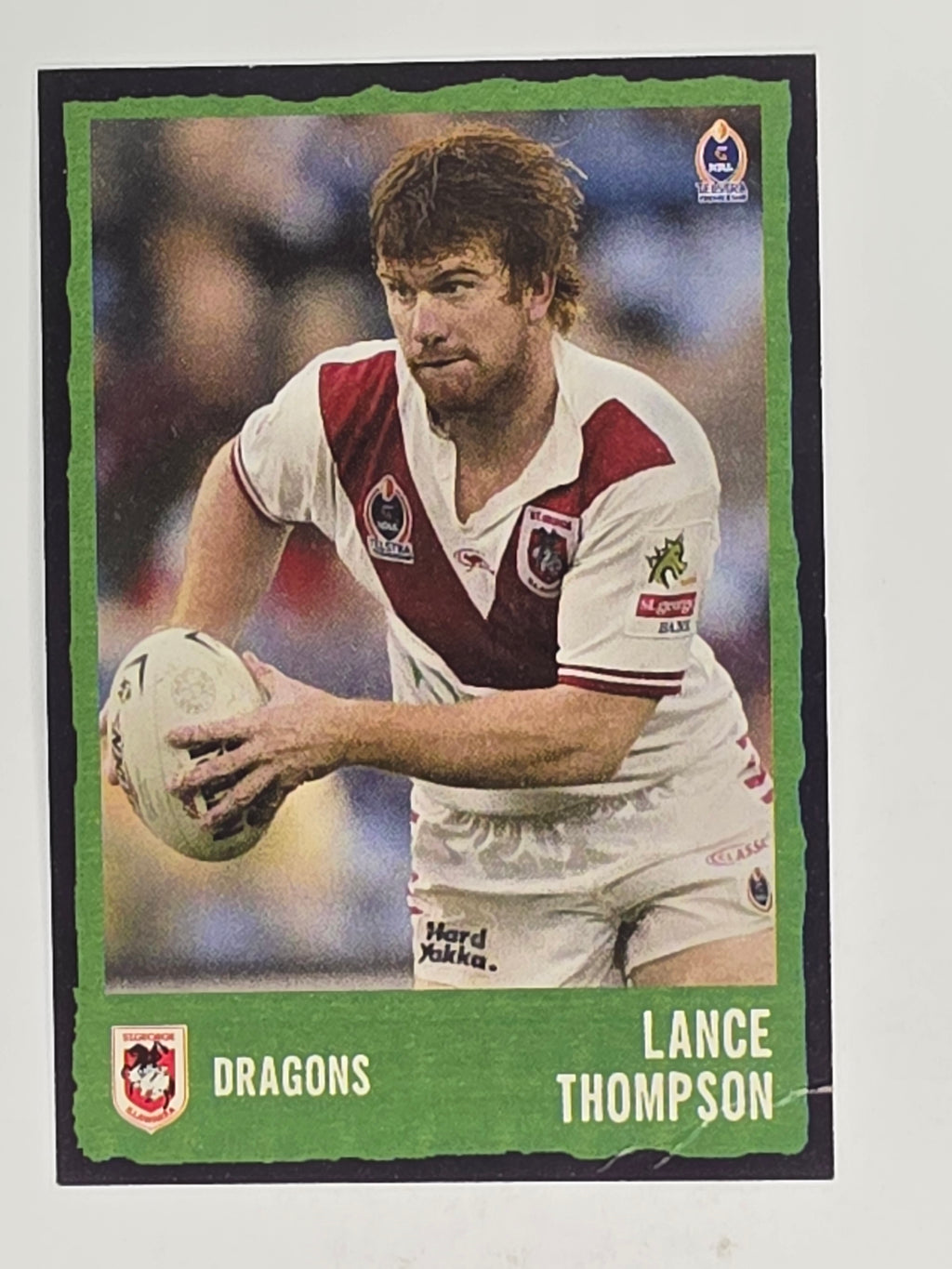 NRL 2004 Daily Telegraph | Base Card #059 | Lance Thompson | St George Dragons