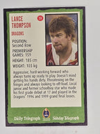 NRL 2004 Daily Telegraph | Base Card #059 | Lance Thompson | St George Dragons