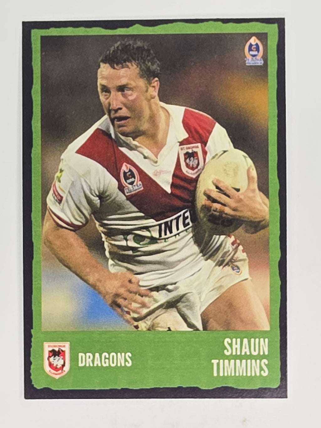NRL 2004 Daily Telegraph | Base Card #060 | Shaun Timmins | St George Dragons