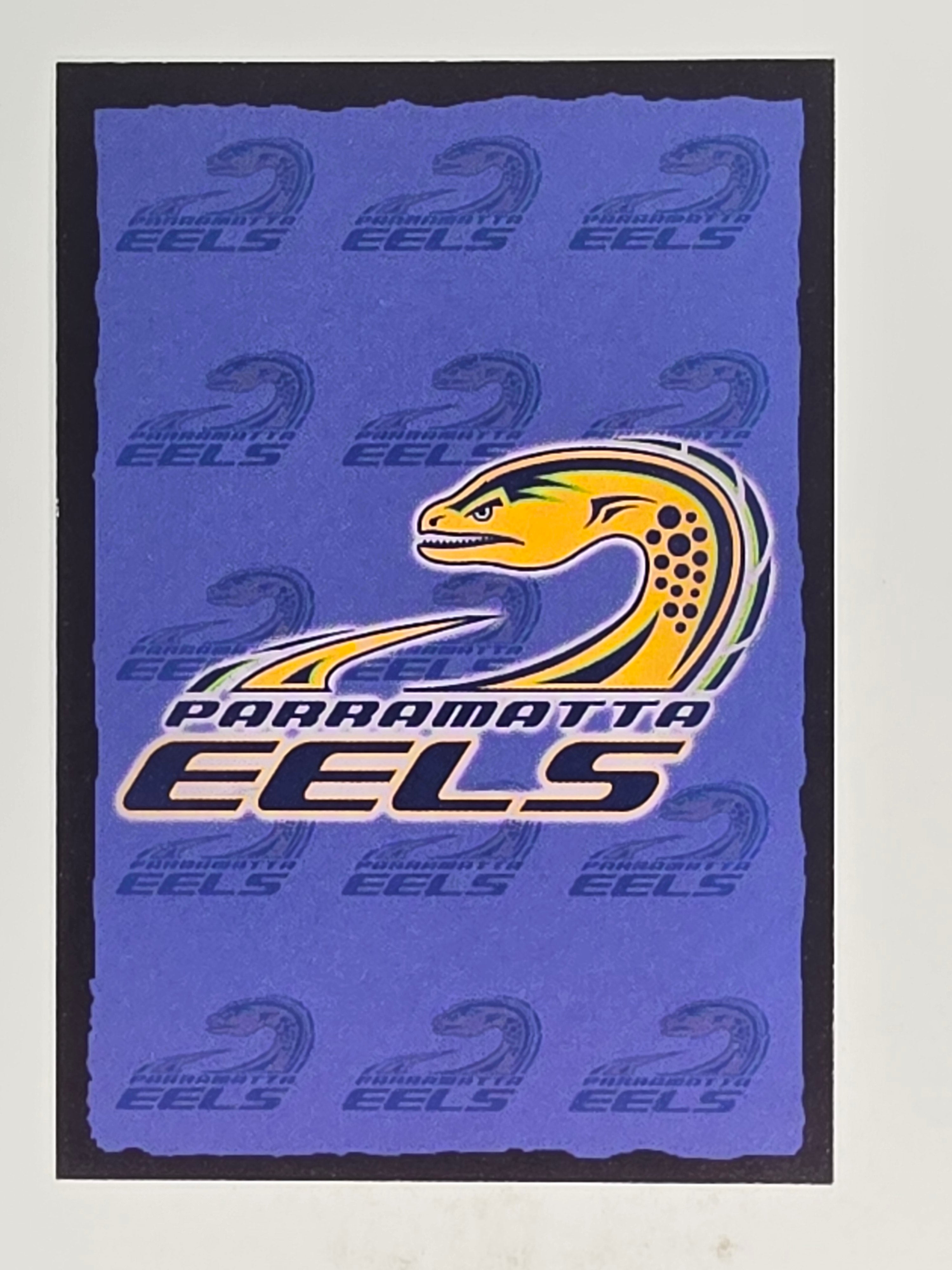 NRL 2004 Daily Telegraph | Base Card #065 | Parramatta Eels Logo