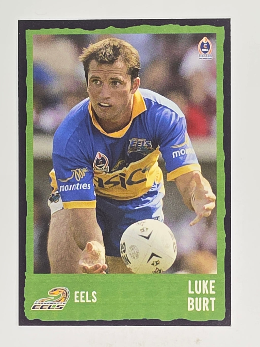 NRL 2004 Daily Telegraph | Base Card #067 | Luke Burt | Parramatta Eels