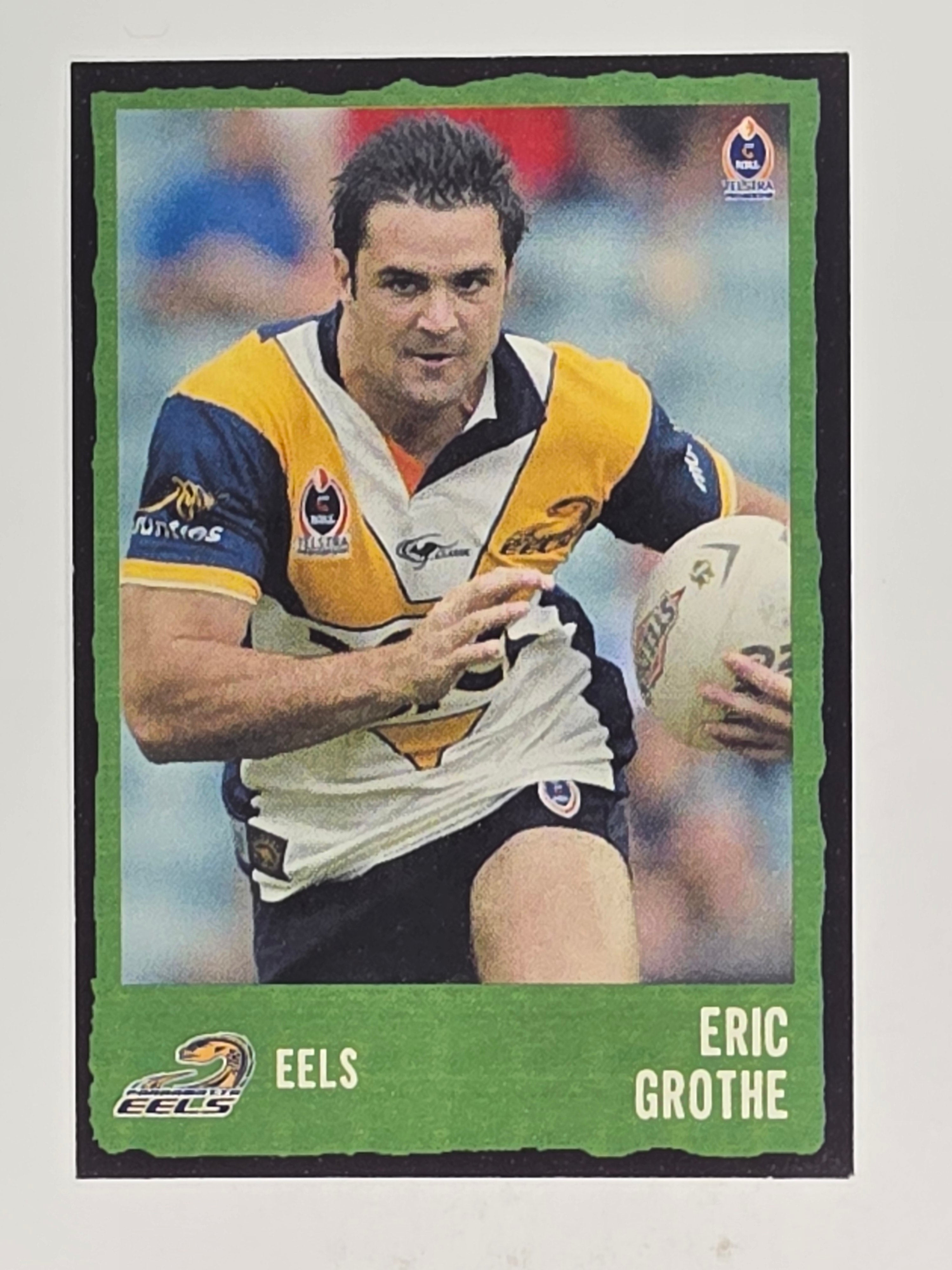 NRL 2004 Daily Telegraph | Base Card #069 | Eric Grothe | Parramatta Eels