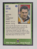 NRL 2004 Daily Telegraph | Base Card #069 | Eric Grothe | Parramatta Eels