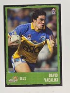 NRL 2004 Daily Telegraph | Base Card #073 | David Vaealiki | Parramatta Eels