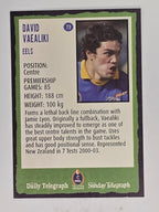 NRL 2004 Daily Telegraph | Base Card #073 | David Vaealiki | Parramatta Eels