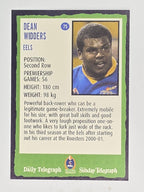 NRL 2004 Daily Telegraph | Base Card #075 | Dean Widders | Parramatta Eels