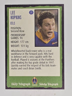 NRL 2004 Daily Telegraph | Base Card #077 | Lee Hopkins | Parramatta Eels