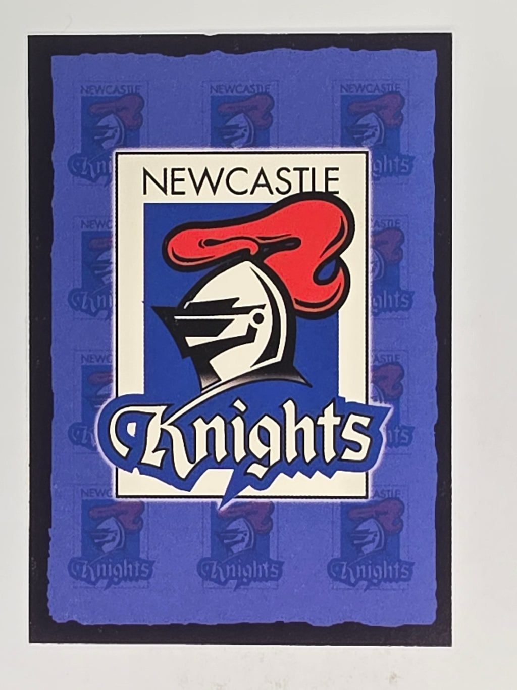 NRL 2004 Daily Telegraph | Base Card #081 | Newcastle Knights Logo