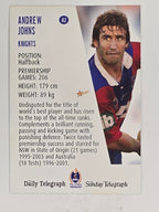 NRL 2004 Daily Telegraph | Base Card #082 | Andrew Johns | Newcastle Knights