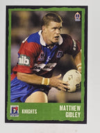 NRL 2004 Daily Telegraph | Base Card #086 | Matthew Gidley | Newcastle Knights