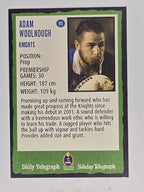 NRL 2004 Daily Telegraph | Base Card #095 | Adam Woolnough | Newcastle Knights