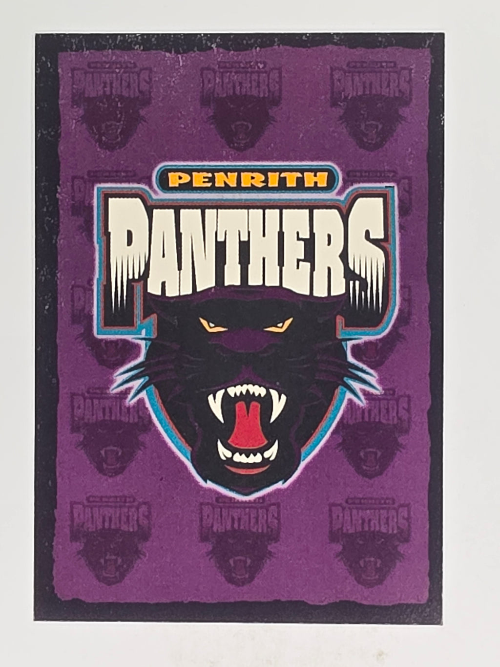 NRL 2004 Daily Telegraph | Base Card #097 | Penrith Panthers Logo