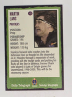 NRL 2004 Daily Telegraph | Base Card #102 | Martin Lang | Penrith Panthers