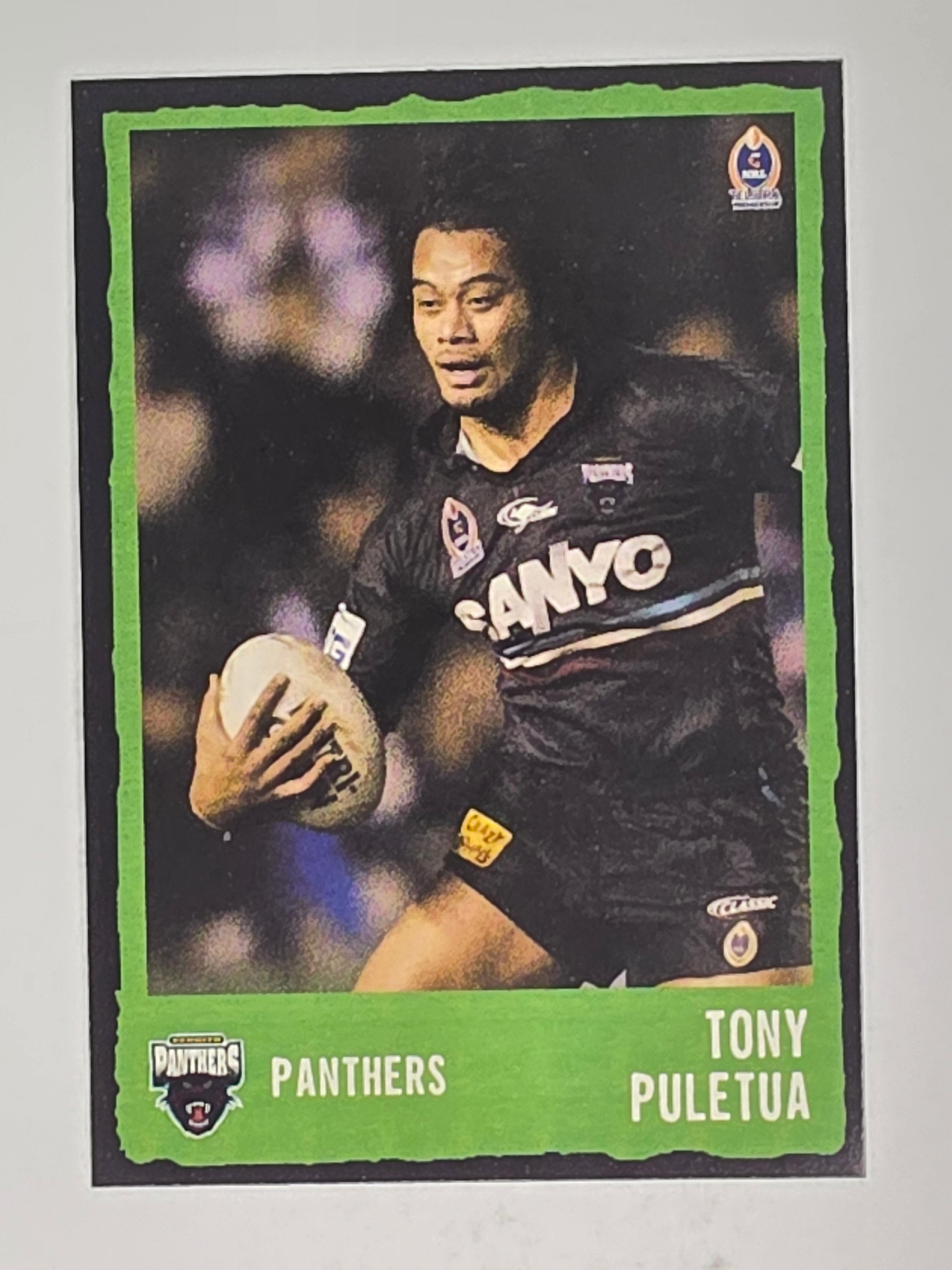 NRL 2004 Daily Telegraph | Base Card #104 | Tony Puletua | Penrith Panthers