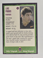 NRL 2004 Daily Telegraph | Base Card #105 | Luke Priddis | Penrith Panthers