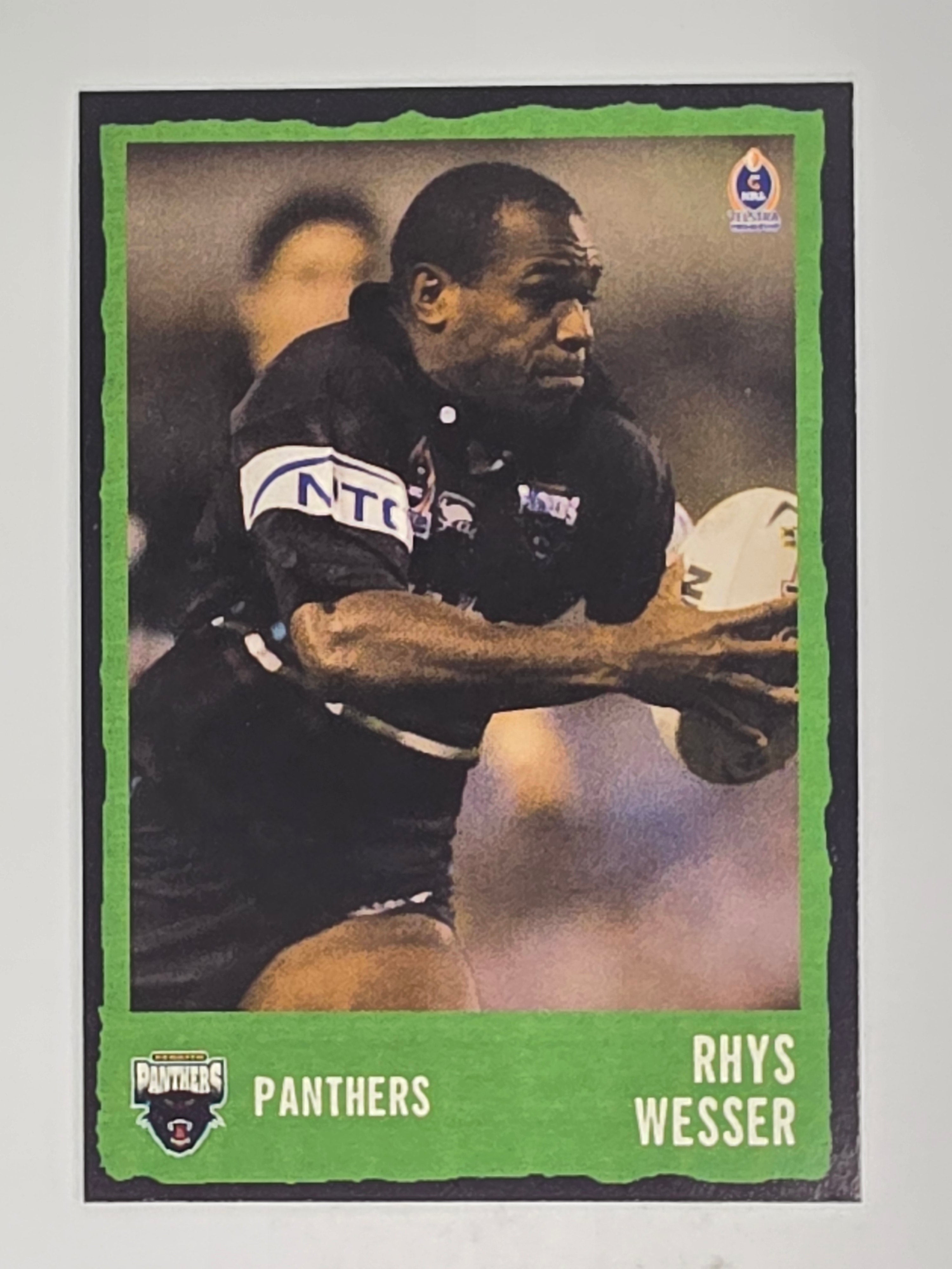 NRL 2004 Daily Telegraph | Base Card #108 | Rhys Wesser | Penrith Panthers