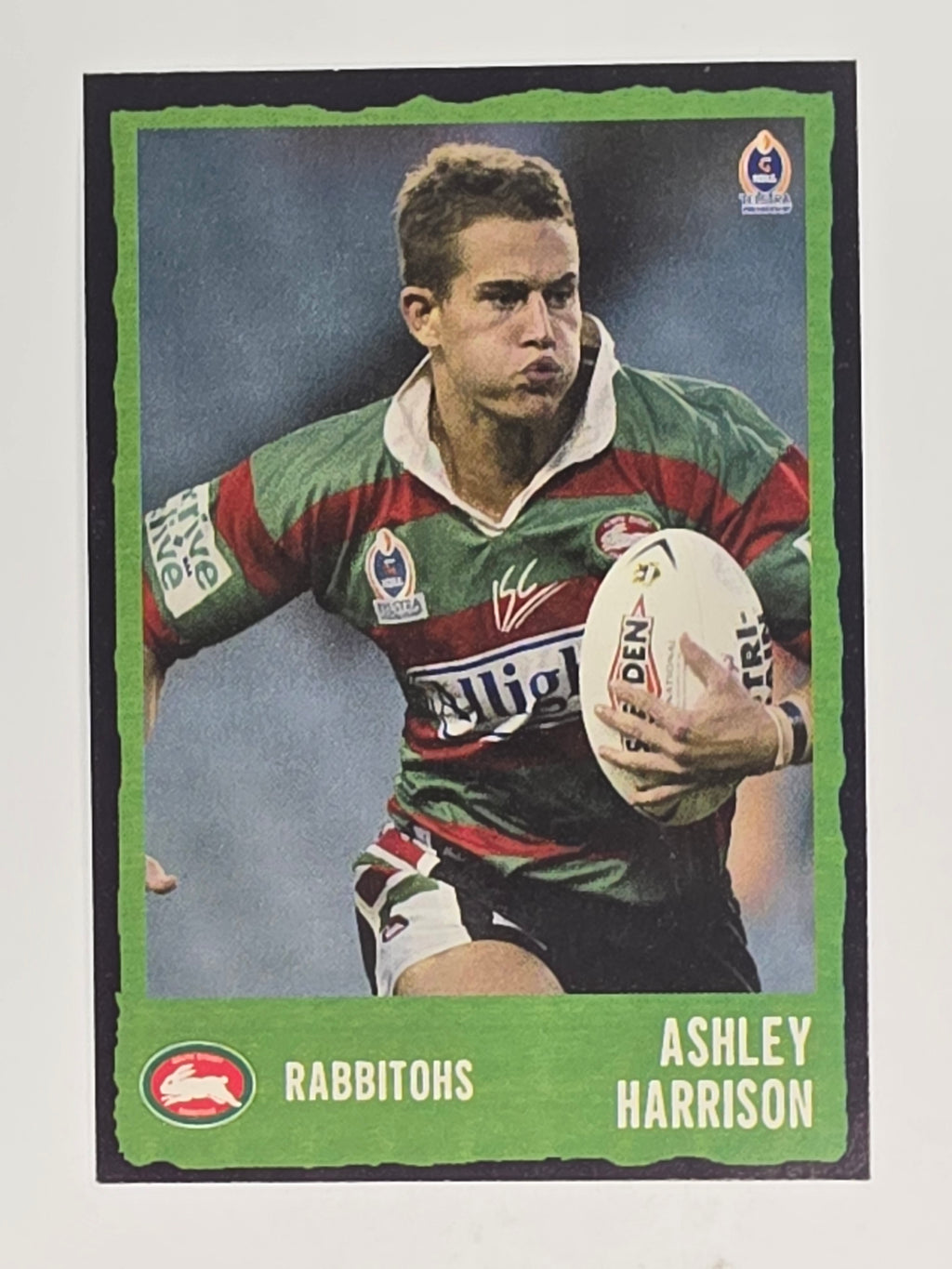 NRL 2004 Daily Telegraph | Base Card #117 | Ashley Harrison | South Sydney Rabbitohs