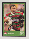 NRL 2004 Daily Telegraph | Base Card #118 | Willie Peters | South Sydney Rabbitohs
