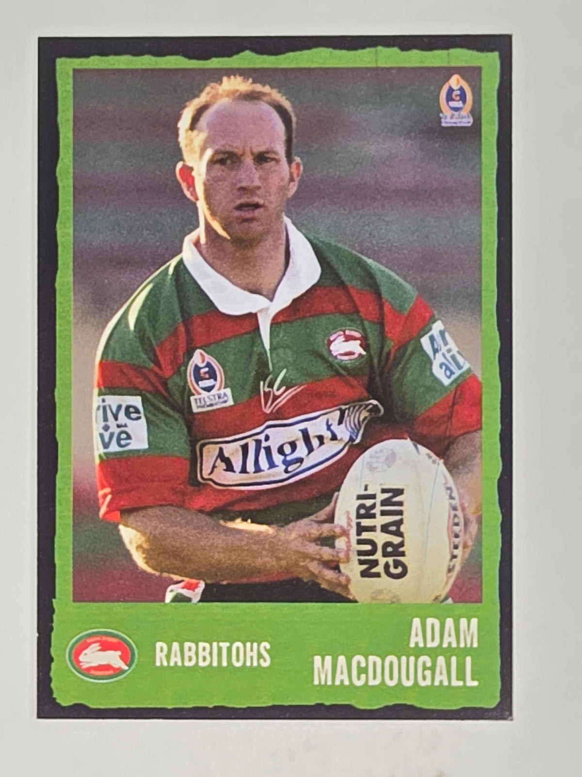 NRL 2004 Daily Telegraph | Base Card #120 | Adam MacDougall | South Sydney Rabbitohs