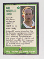 NRL 2004 Daily Telegraph | Base Card #120 | Adam MacDougall | South Sydney Rabbitohs