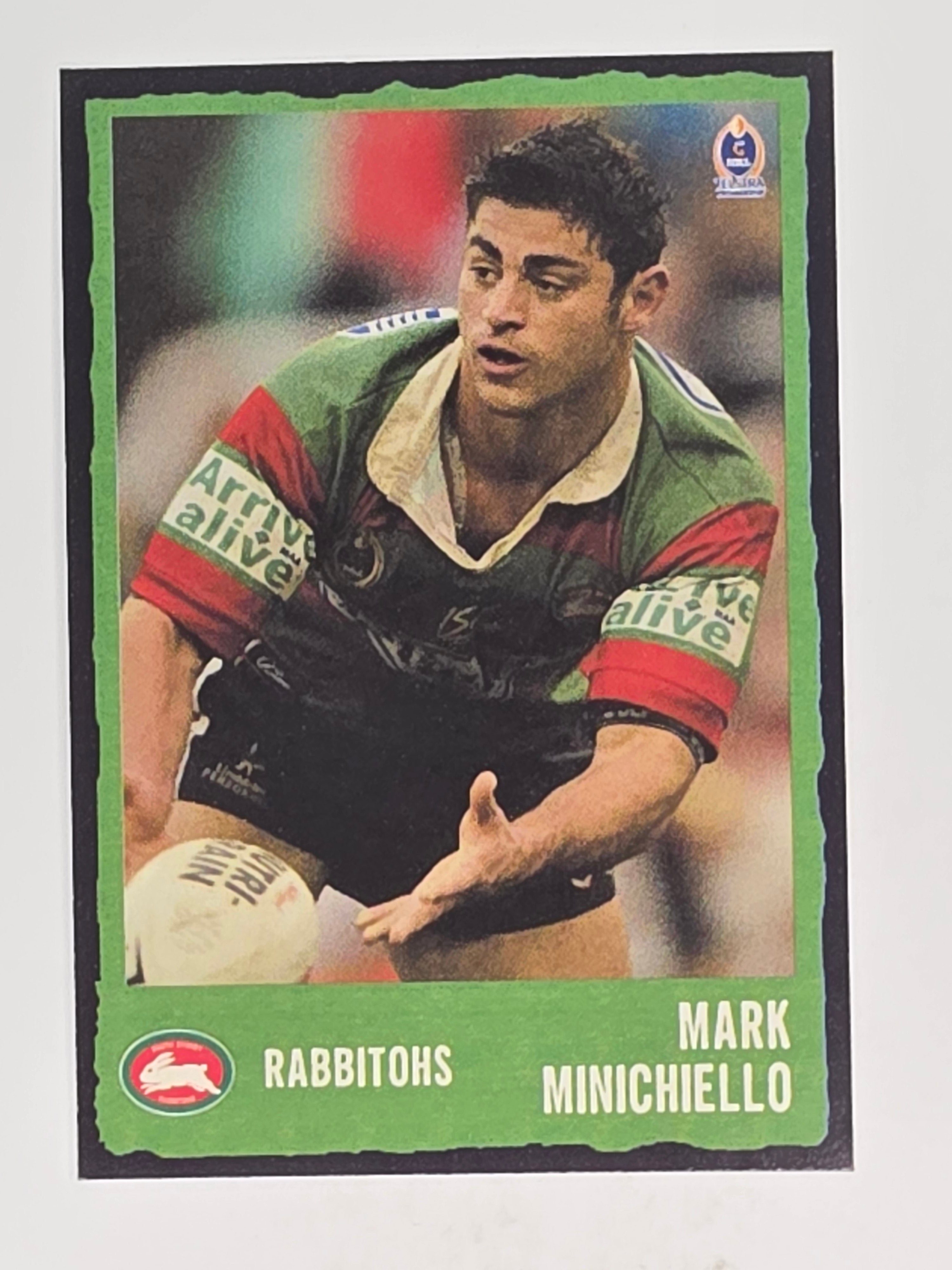 NRL 2004 Daily Telegraph | Base Card #121 | Mark Minichiello | South Sydney Rabbitohs
