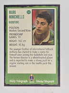 NRL 2004 Daily Telegraph | Base Card #121 | Mark Minichiello | South Sydney Rabbitohs
