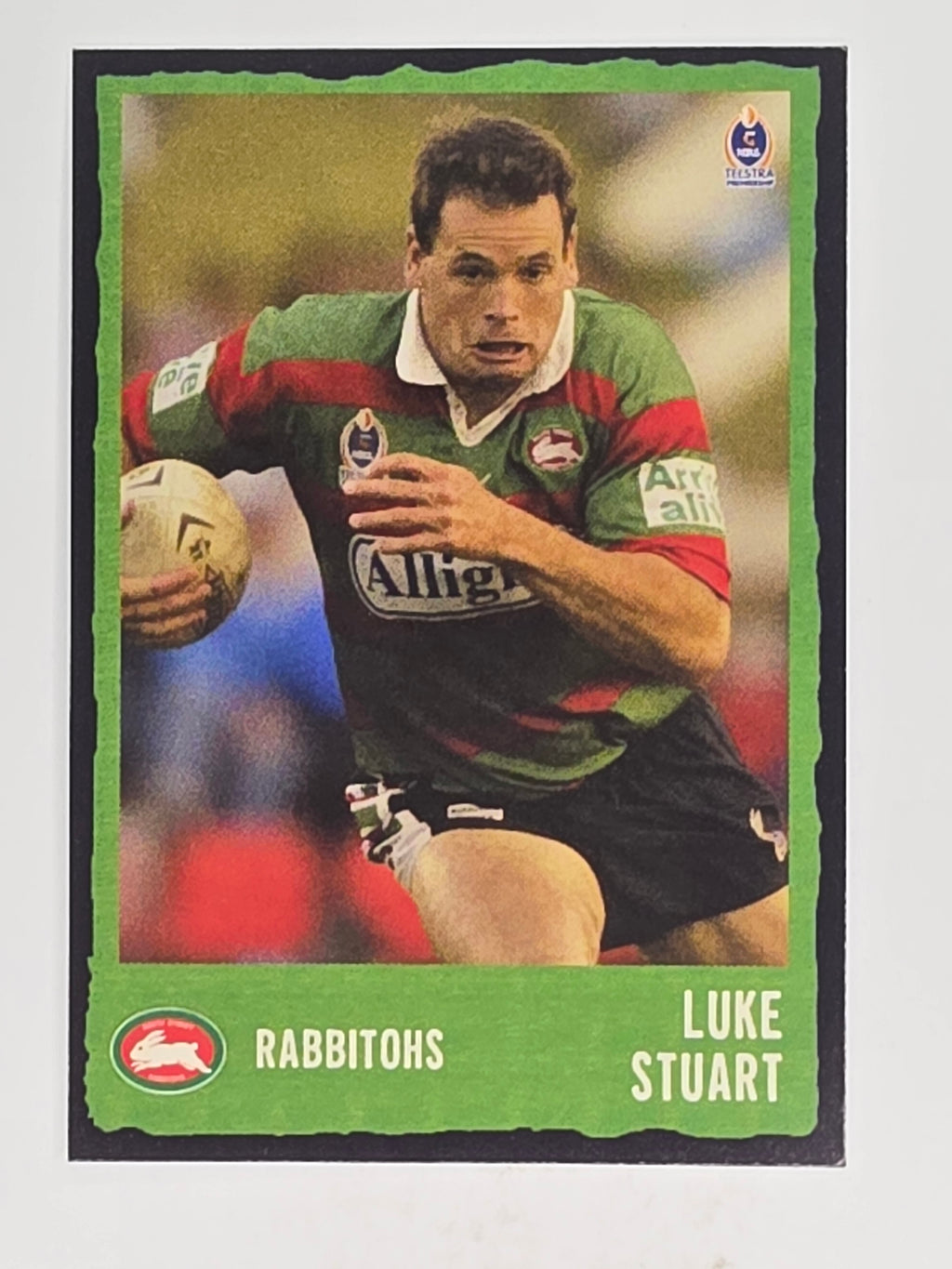 NRL 2004 Daily Telegraph | Base Card #124 | Luke Stuart | South Sydney Rabbitohs
