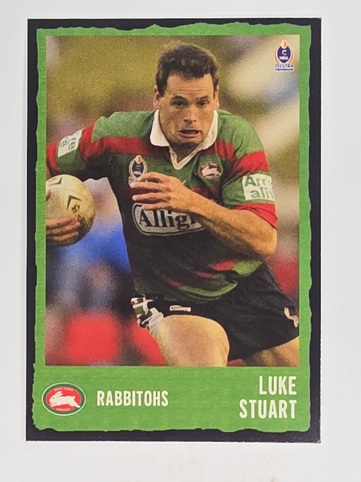 NRL 2004 Daily Telegraph | Base Card #124 | Luke Stuart | South Sydney Rabbitohs