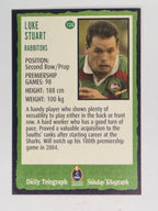 NRL 2004 Daily Telegraph | Base Card #124 | Luke Stuart | South Sydney Rabbitohs