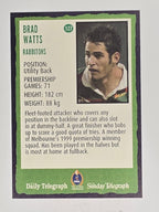 NRL 2004 Daily Telegraph | Base Card #127 | Brad Watts | South Sydney Rabbitohs