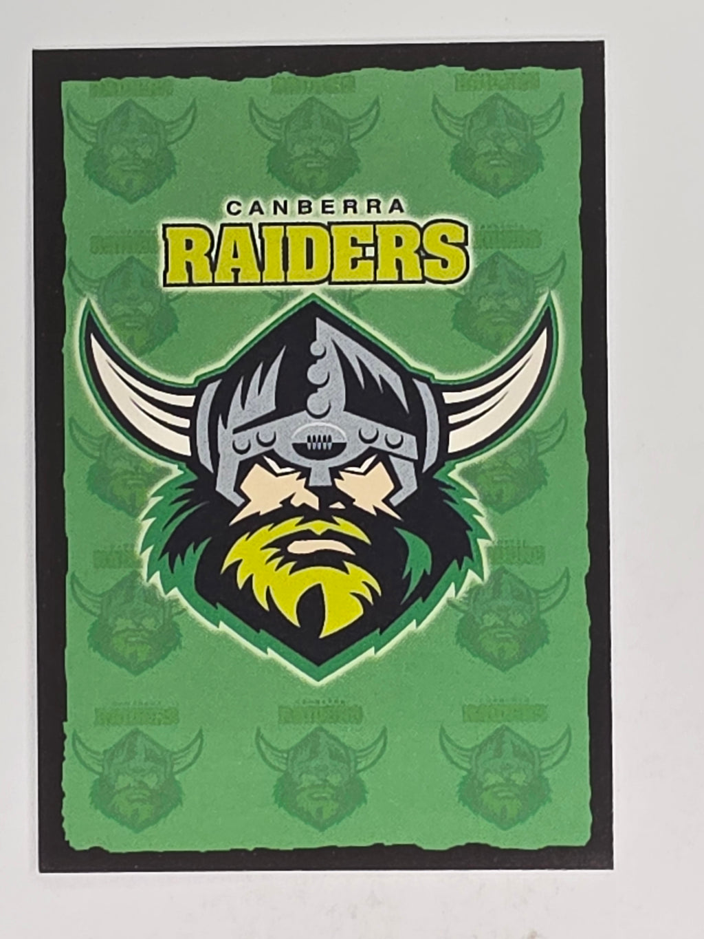 NRL 2004 Daily Telegraph | Base Card #129 | Canberra Raiders Logo