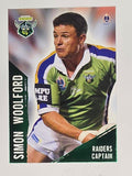 NRL 2004 Daily Telegraph | Base Card #130 | Simon Woolford | Canberra Raiders