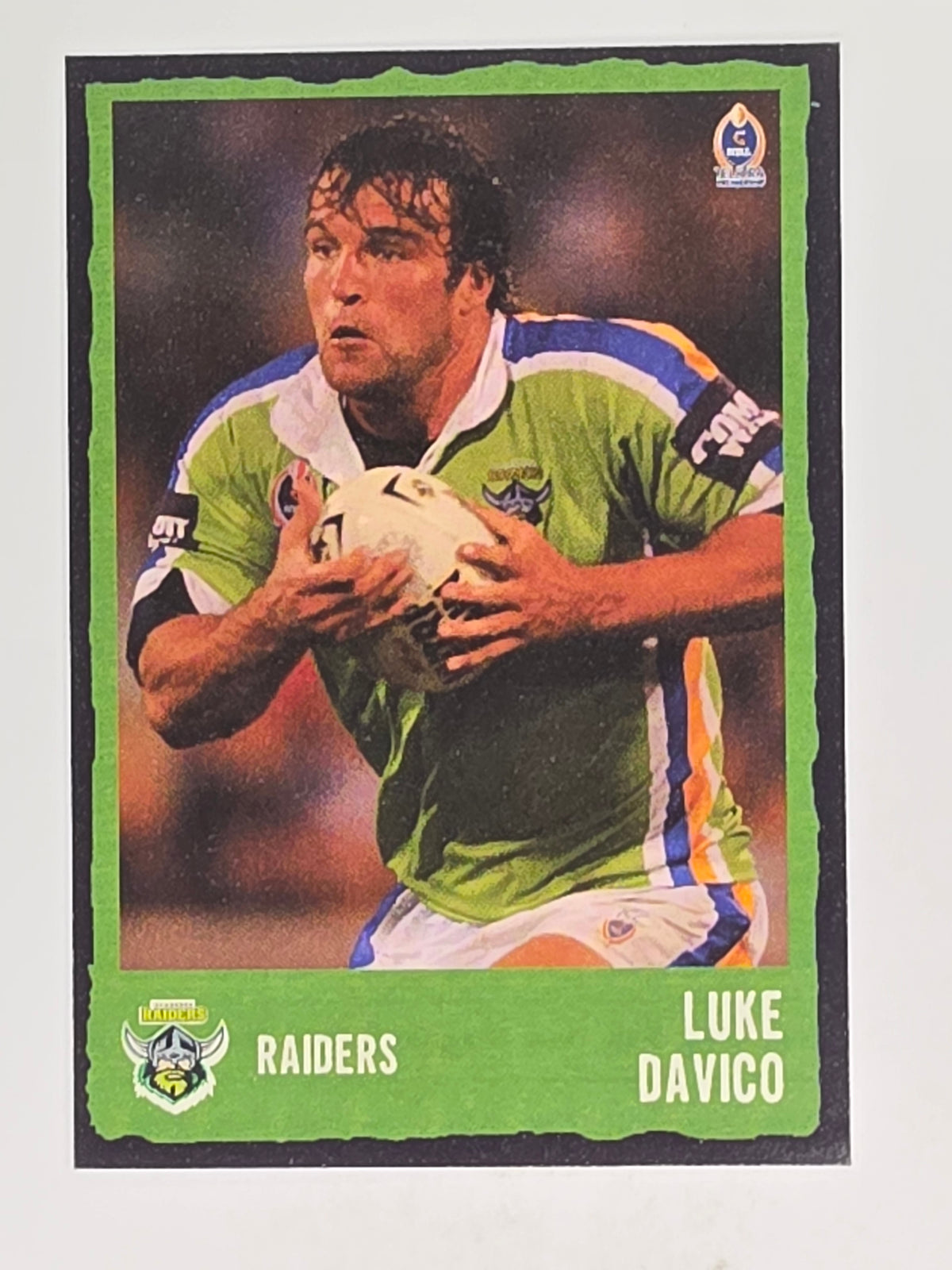 NRL 2004 Daily Telegraph | Base Card #132 | Luke Davico | Canberra Raiders