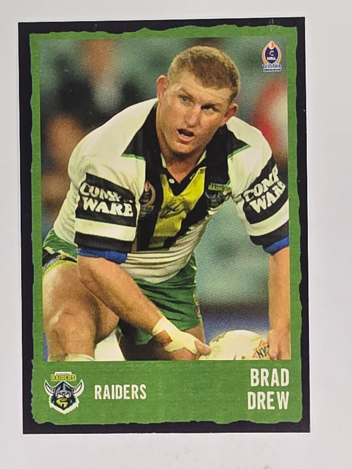 NRL 2004 Daily Telegraph | Base Card #133 | Brad Drew | Canberra Raiders
