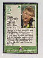 NRL 2004 Daily Telegraph | Base Card #133 | Brad Drew | Canberra Raiders