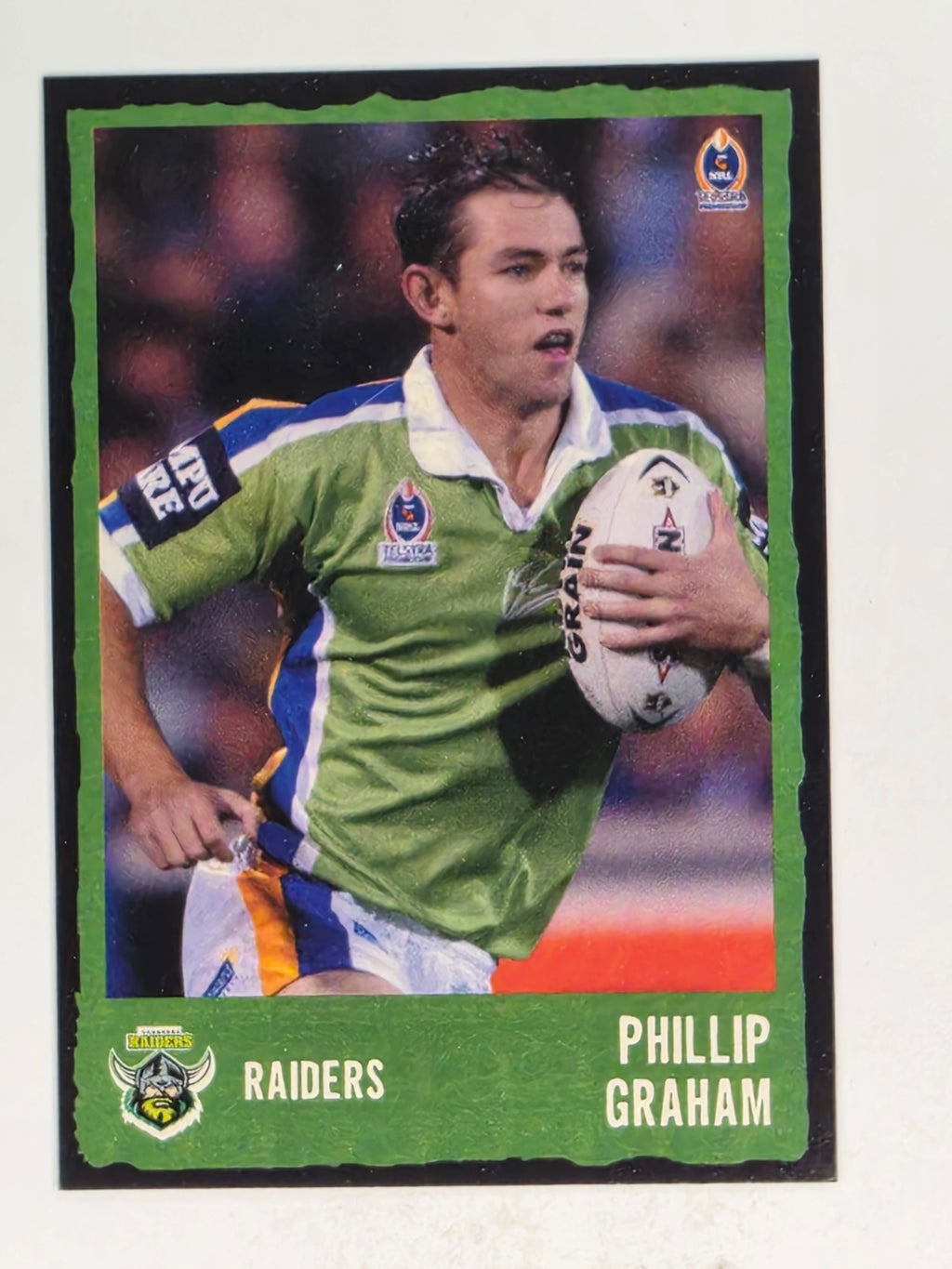 NRL 2004 Daily Telegraph | Base Card #134 | Phillip Graham | Canberra Raiders