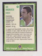 NRL 2004 Daily Telegraph | Base Card #135 | Ian Hindmarsh | Canberra Raiders