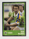 NRL 2004 Daily Telegraph | Base Card #137 | Mark McLinden | Canberra Raiders
