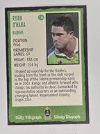 NRL 2004 Daily Telegraph | Base Card #138 | Ryan O'Hara | Canberra Raiders