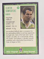 NRL 2004 Daily Telegraph | Base Card #139 | Clinton Schifcofske | Canberra Raiders